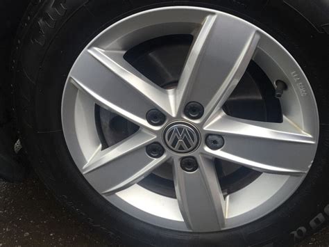Set Of 4 X 15 Inch Alloy Wheels For Volkswagen Golf 5 Stud In
