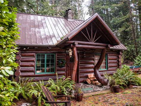Romantic Steiner Log Cabin At Mt Hood Oregons Playground For Skiing