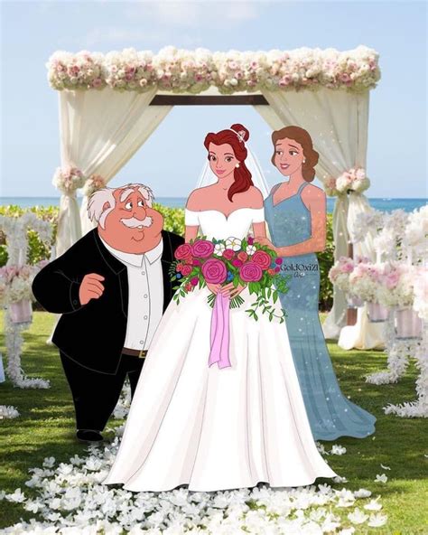 Ilustradora Imagina A Las Princesas Disney Posando Con Sus Padres El