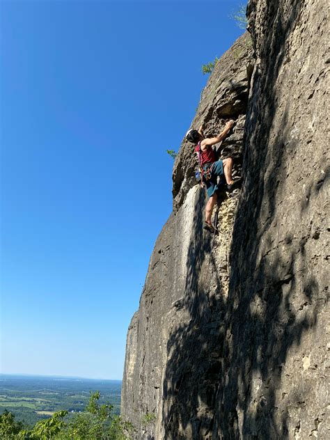 Sport Climbing At Thacher Park In Ny Rclimbing