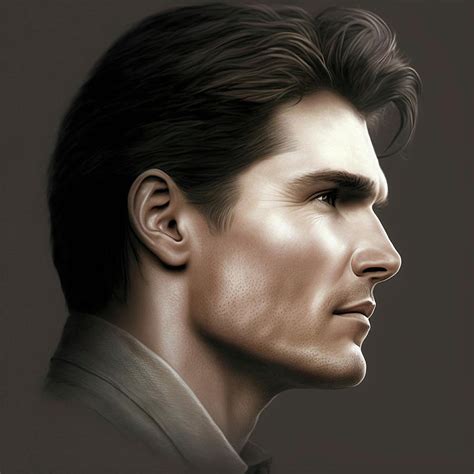 Tom Cruise Profile Photograph By Athena Mckinzie Pixels