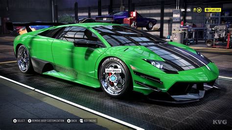 Need For Speed Heat Lamborghini Murcielago Sv Customize