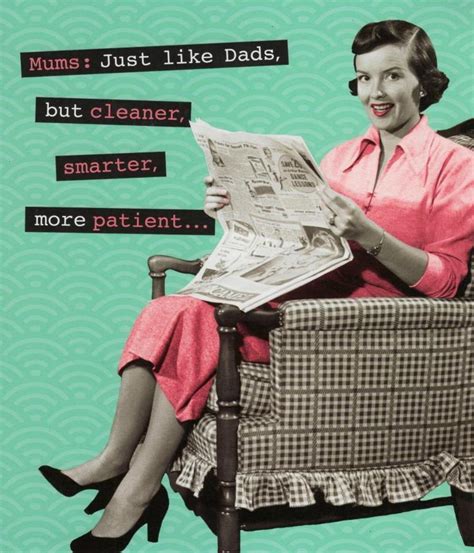 Funny Mum Retro Humour Happy Mothers Day Card Cards