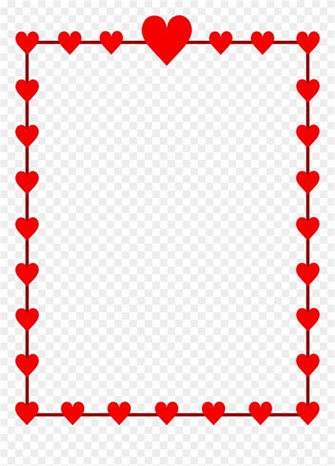 Free Heart Border Clipart Download Free Heart Border Clipart Png