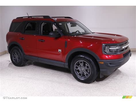 2021 Rapid Red Metallic Ford Bronco Sport Big Bend 4x4 143560154