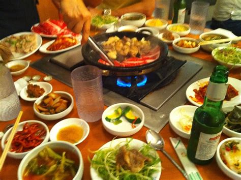 Sigeumchi namul (시금치나물) is a simple korean side dish (banchan, 반찬) made with spinach. Long Road Round: Food Stop 5: Cho Sun Ok (Korean BBQ ...