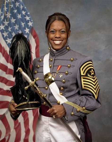 Emily Jazmin Tatum Perez 1st Black Female Cadet Command Sergeant Major