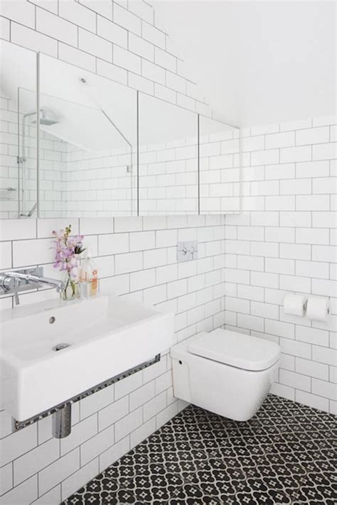 Floor tiles and wall tiles can match, but certainly do not have to. Subway Tile Sizes for Wet Areas - HomesFeed