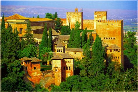The Alhambra Granada The Well Travelled Postcard