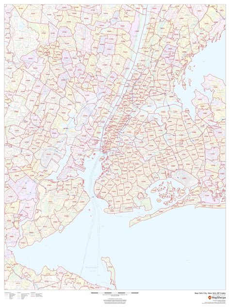 New York City Map Zip Codes Middle East Political Map