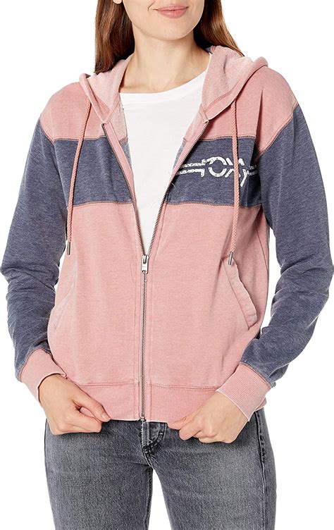 Roxy Womens Hoodie Ash Rose L At Amazon Womens Clothing Store