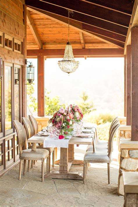 outdoor wedding inspiration filled with rustic romance at devine ranch rental decorating