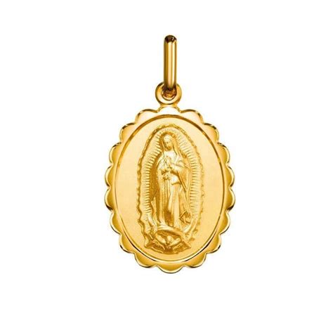 Medalla Virgen Guadalupe De Oro 14 100725521 Argyor 556600 En
