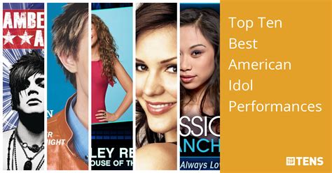 Top Ten Best American Idol Performances TheTopTens