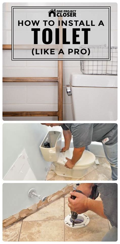 How To Install A Toilet Like A Pro Home Repairs Toilet
