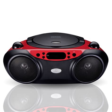 A cd is usually around 12 centimeters (4.5 inches) in diameter and consists of a couple of thin circular layers attached one on top of another. Blackweb Bluetooth CD Player with FM Radio, Red and Black ...