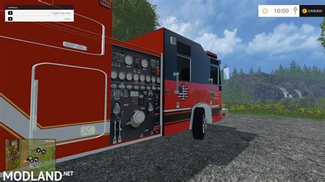 U S Fire Truck V Mod For Farming Simulator Fs Ls Mod