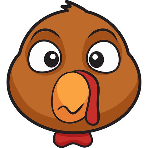 Cartoon Emoji Holiday Smiley Thanksgiving Turkey Icon Download