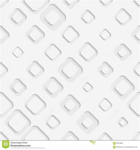 Seamless Square Pattern Stock Vector Illustration Of Paper 93919607