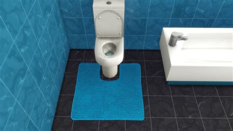 Corporation Simsstroy The Sims 4 Set Of Rugs For Bathroom Soft Floor