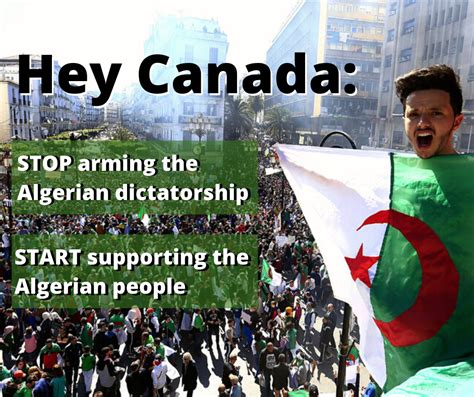 Trudeau Stop Arming Algerian Dictatorship