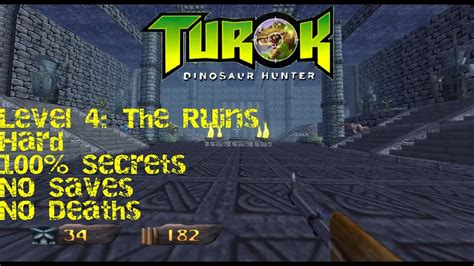 Turok Dinosaur Hunter Hd Hard Level The Ruins Youtube