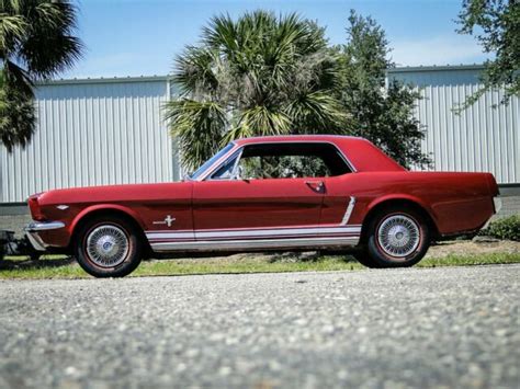 1965 Ford Mustang Coupe 26274 Miles Red 2d 2 Door Hard Top 3 Speed
