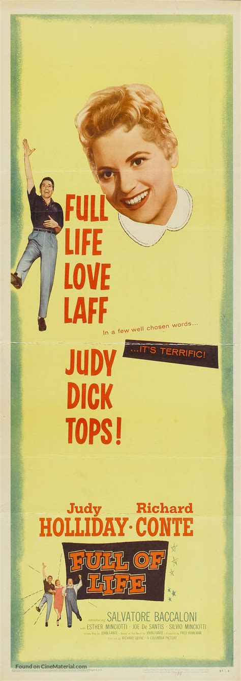 Full Of Life 1956 Movie Poster