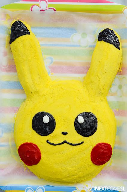 Easy Pikachu Cake Tutorial And Next Comes L Hyperlexia Resources