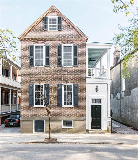 Charleston Single House Built To Last In 2020 Brick Exterior House