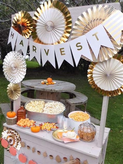Fall Harvest Thanksgivingfall Party Ideas Photo 1 Of 18 Catch My Party