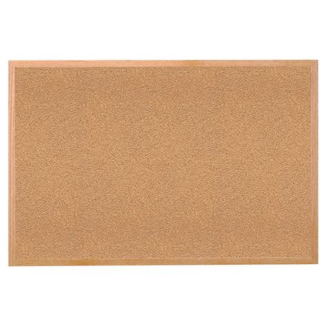 Ghent Natural Cork Bulletin Board With Wood Frame 2h X 3w Bluebay