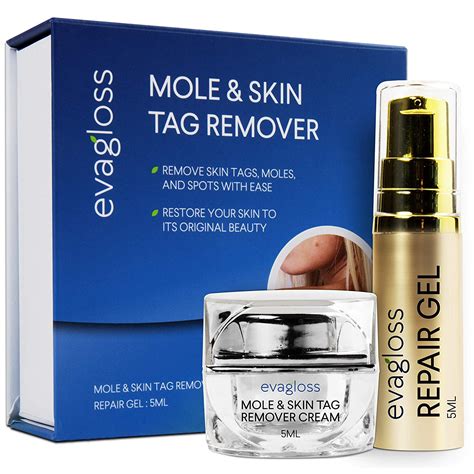 Buy Evagloss Advanced Skin Tag Remover And Mole Remover Cream With