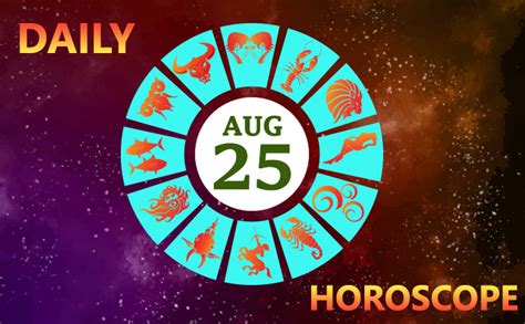Visit the birthday calculator to find out your star sign, chinese zodiac sign, birthstone, famous people that you share your birthday with and the number one song and movie on your birthday. Daily Horoscope 25th August 2019: Check Astrological ...