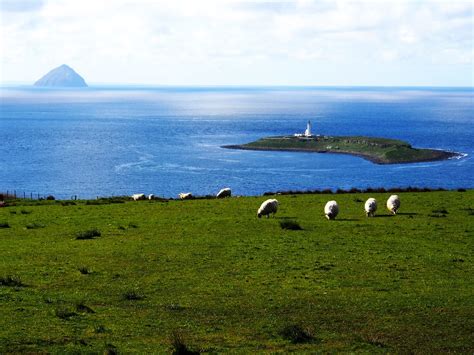Ailsa Craig Is A Small Island In The Firth Of Clyde Lying Off Ayrshire