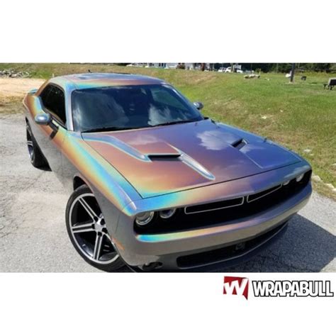 Dodge Wrapped In 3m Colorflip Gloss Psychedelic Shade Shifting Vinyl