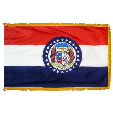 3x5 Missouri State Flag Nylon Indoor