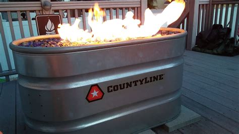 Use A Stock Tank To Make A Diy Outdoor Fire Pit Diy Gas Fire Pit