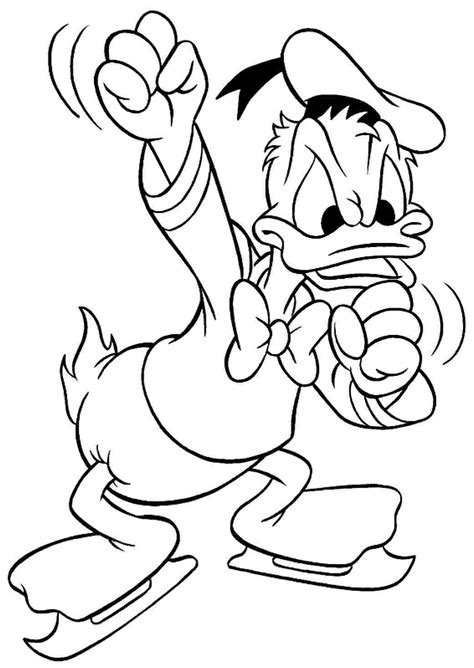 Coloriage Donald Duck 30391 Dessins Animés Dessin à Colorier
