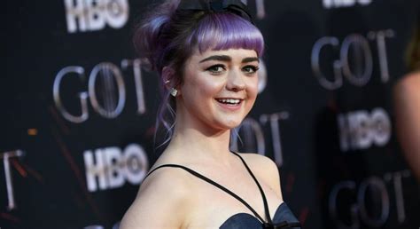 Maisie Williams Says She Had To Wear A Strap Across Her Chest And A