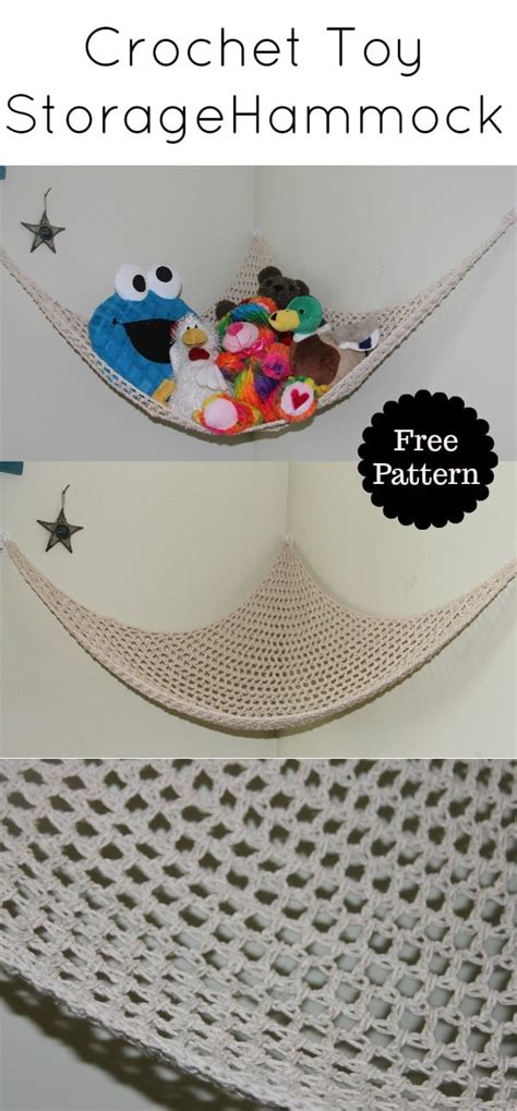 Crochet Toy Hammock Free Pattern