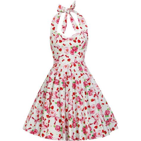 Sun Dress Summer Dress Fruit Strawberry Dress Floral Dress Party Dress
