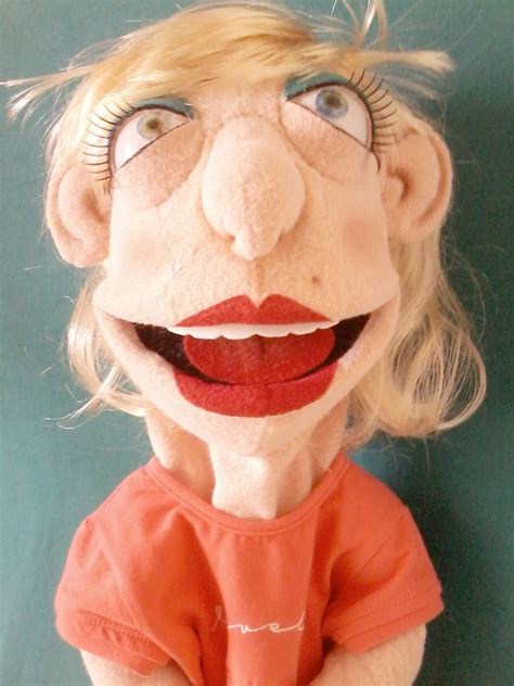 This Half Body Puppet Which Is Very Light Is A Blonde Teenager