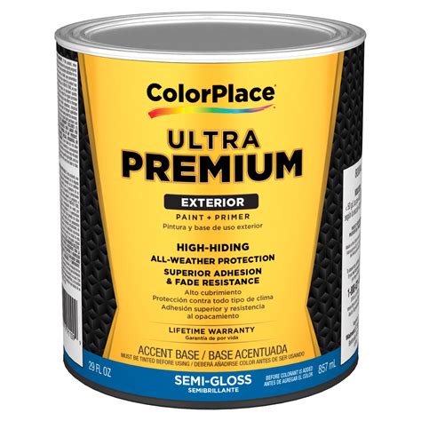Color Place Ultra Premium Exterior Paint And Primer Semi Gloss Accent