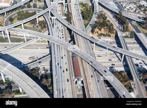 Los Angeles Freeway Intersection Hi Res Stock Photography And Images