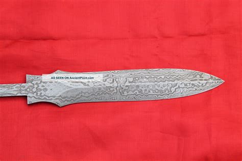 Hand Made Forged Damascus Steel Boot Dagger Hunting Dagger Knife Blank