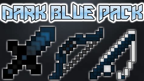 Minecraft Pvp Texture Pack Default Dark Blue Edit Fps Boost Uhcmcsg