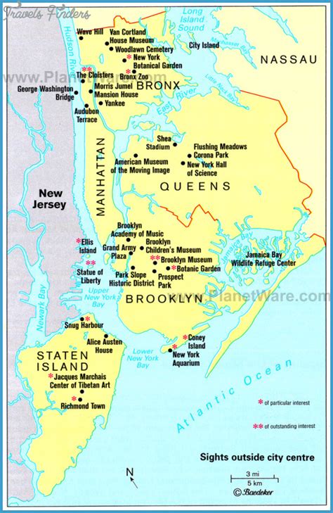 New Jersey Map Tourist Attractions Travelsfinderscom