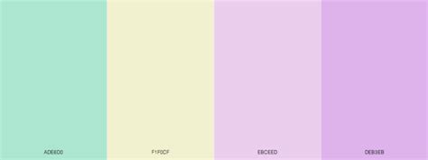 Collection Of Beautiful Pastel Color Schemes Blog Schemecolor Com Esquemas De Color