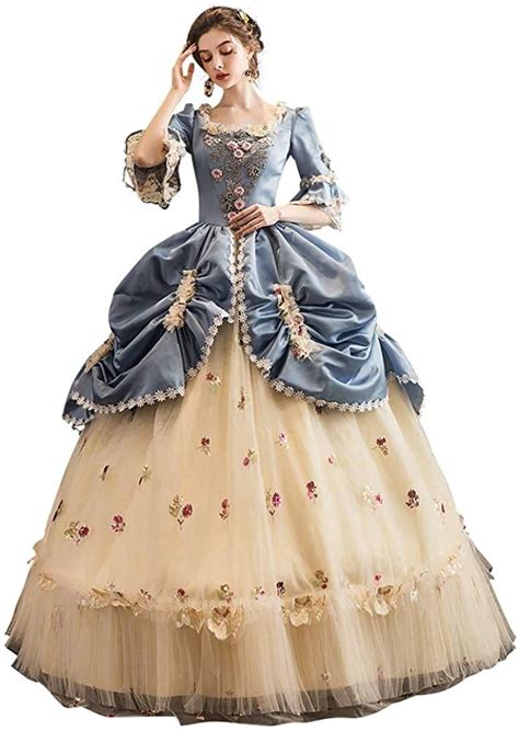 High End Court Rococo Baroque Marie Antoinette Ball Dresses 18th